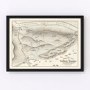 Vintage Valley Forge, PA Map 1877
