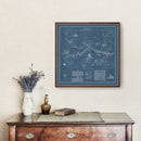 Vintage Pony Express Map 1935