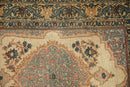 2x2.5 Vintage Tabriz Square Rug Mat