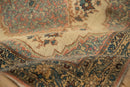 2x2.5 Vintage Tabriz Square Rug Mat