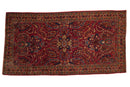 2.5x5 Vintage Sarouk Rug Runner