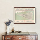 Vintage Cobb Island Map 1935