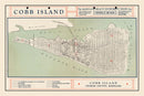 Vintage Cobb Island Map 1935