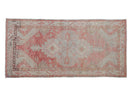 2.5x5 Vintage Distressed Oushak Rug Runner