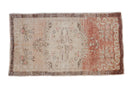 2.5x5 Vintage Distressed Oushak Rug Runner