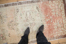 2.5x5 Vintage Distressed Oushak Rug Runner