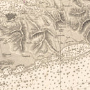 Vintage Nautical Map of St. Croix 1958