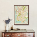Vintage Map of Brooklyn, New York 1934