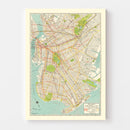 Vintage Map of Brooklyn, New York 1934