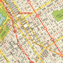 Vintage Map of Brooklyn, New York 1934