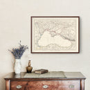 Vintage Black Sea Map 1847