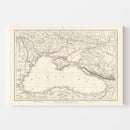 Vintage Black Sea Map 1847