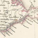 Vintage Black Sea Map 1847