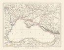 Vintage Black Sea Map 1847