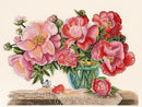 Peonies  Counted cross stitch kit 1229A