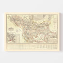 Vintage Balkans Map 1906