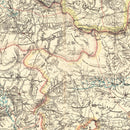 Vintage Balkans Map 1906