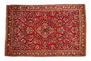 4x6.5 Vintage German Sarouk Rug