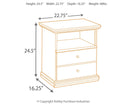 Maribel - One Drawer Night Stand - Black