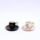 Muhra- Espresso/Turkish Coffee Cups (4-pc)  - White