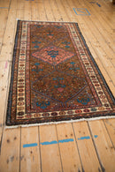 3.5x6.5 Vintage Kurdish Hamadan Rug