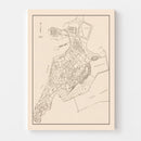 Vintage Macao Map 1943