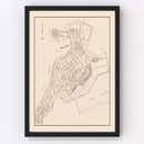 Vintage Macao Map 1943