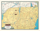 Vintage Lake Champlain Map 1940