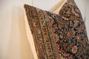 XL Vintage Rug Fragment Pillow 24x24