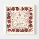 Vintage Pictorial Map of Cape Cod 1948