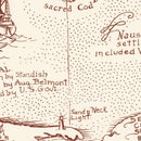 Vintage Pictorial Map of Cape Cod 1948