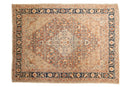 4x6 Fine Antique Tabriz Area Rug