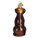Chocolate Labrador Ornament