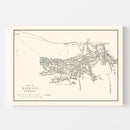 Vintage Western Tajikistan Map 1873