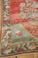 2.5x4 Vintage Distressed Oushak Rug