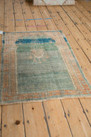 2.5x3.5 Vintage Oushak Rug