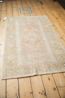 3x5 Vintage Distressed Oushak Rug