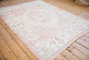 5.5x8 Vintage Distressed Oushak Carpet