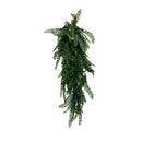 Dense Boston Fern Garland Artificial Hanging Bush 10.6×33in – NFPA701 Fire Rated – UV Resistant