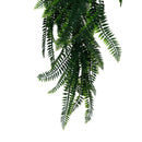 Dense Boston Fern Garland Artificial Hanging Bush 10.6×33in – NFPA701 Fire Rated – UV Resistant