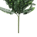 Dense Boston Fern Garland Artificial Hanging Bush 10.6×33in – NFPA701 Fire Rated – UV Resistant