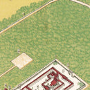 Vintage Meiji Shrine Tokyo Map 1930