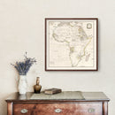Vintage Africa Map 1755