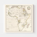 Vintage Africa Map 1755