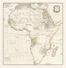 Vintage Africa Map 1755