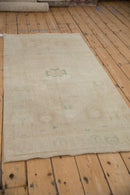 3x6.5 Vintage Distressed Oushak Rug Runner
