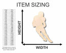 Unfinished Wood Football Player Silhouette - Craft- up to 46" DIY