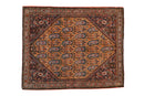 2x2.5 Vintage Fine Sarouk Square Rug Mat