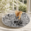 Rabbit Garden Tidbit Tray