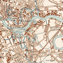 Vintage Map of Manila, Philippines 1945